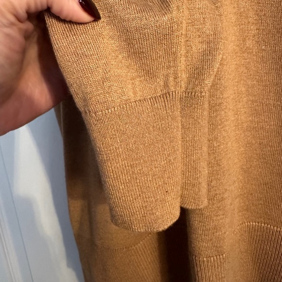 BANANA REPUBLIC Silk Cashmere Sweater Small Camel - Picture 4 of 7